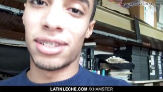 Latin; - Latin Boy with Braces take messy facial