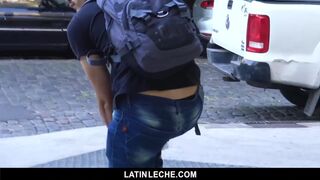 Latin; - Sweet latin guy on the street tricked into fuck