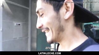 Latin; - Sweet latin guy on the street tricked into fuck