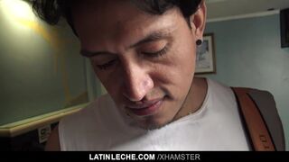 Latin; - Cute Latino Stud Is Convinced To Suck Uncut Coc