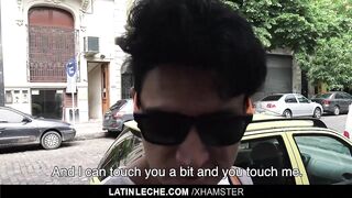 Latin; - Cute Latino Stud Is Convinced To Suck Uncut Coc