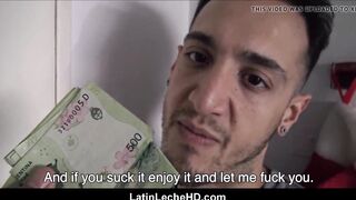 Straight Latino From Venezuela Fucks Gay Guy For Cash POV