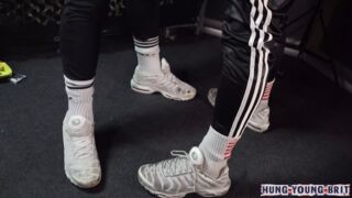 Nike TNs & trackies wearing Max Verstappen look-a-like Fucks secretly FIT dutch boy and Cums