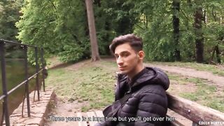 His girlfriend cucked him so cute amateur boy tries dick - Czech Hunter