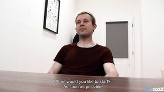 Shy Introverted Dude Can't Say No To A Good Job Even If He Has To Get Fucked In The Ass - BigStr