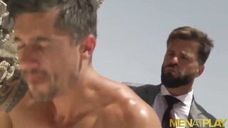 Men Businessman Hector De Silva Fucks Hunk Jay Roberts