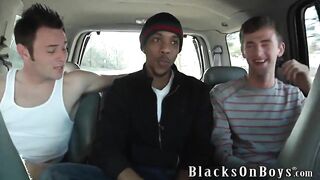 Cameron Gets Fucked By Two White Boys