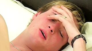 Hung European twinks Dean and Will anal breed after blowjob