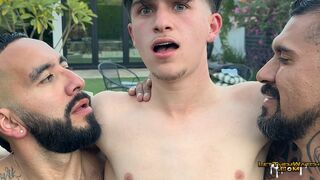 Petite Uncut Twink Craving Double Penetration ! Boomer Banks Juven Public