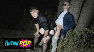 A Piss In The Woods Turns Into A Wild Fuck With Tom Bacan And Jakob De Lung