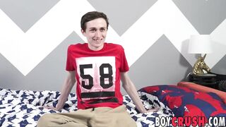 Twink Jacob Jones interviewed before sucking cock 69