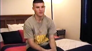 Straight Boy CJ Jerks Off and Pumps His Cum