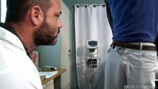 Big Scary Str8 Big Black Dick Visits His Doctor