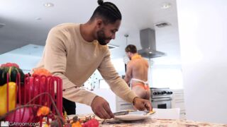 Man Big Dick Trent Marx Seduces Huge BBC In The Kitchen