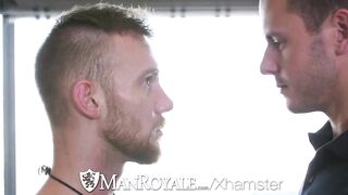 Man Brenner Bolton pounds Damien Michaels tight ass