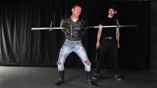 Straight Latino Muscle Stud Turned BDSM Bondage Slave