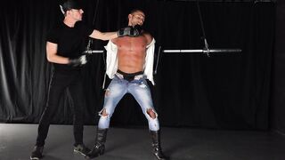 Straight Young Muscle Stud Takes Hardcore BDSM Punishment