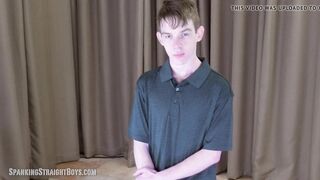 Straight Twink Gets a Hard Caning that Leaves Him in Tears