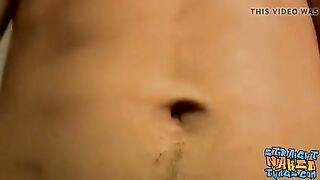 Handsome young amateur tugging and cumming hard