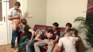 Horny Latin Twinks On Gangbang