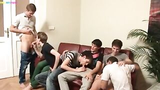 Horny Latin Twinks On Gangbang