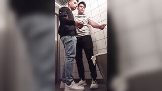 Fuck 'n Smoke at a Public Toilet