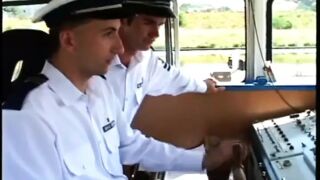 Two Horny Sailors Blow Their Big Dicks and Have Intense Anal Fuck on the Boat