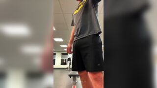 Working Out with My Dick Out