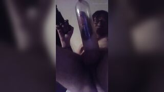 Pumping Your Dick up to the Size of the Bottle