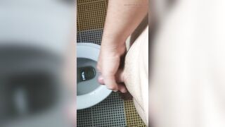 Cute Fat Boy Having a Small Cumshot After Pee