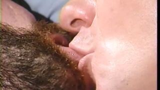 Studs mouth fuck each other before busting cum load on each other