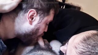 Two Bears Suck My Cock Until I Cum