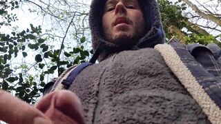 Two Public Cruising Woodland Wanking Cumloads - Rockard Daddy