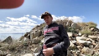 Harryjen Handsome Guy Sucks My Big Dick Extreme Outdoor