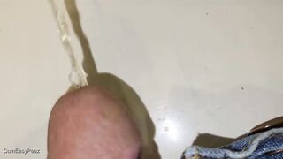 Closeup Pissing in the Sink Compilation