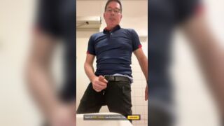 I Got Horny so I Jerked-off in the Public Restroom