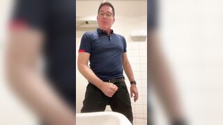 I Got Horny so I Jerked-off in the Public Restroom