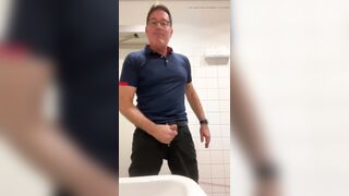 I Got Horny so I Jerked-off in the Public Restroom