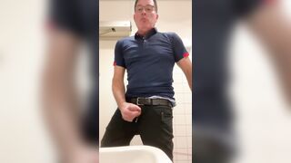 I Got Horny so I Jerked-off in the Public Restroom