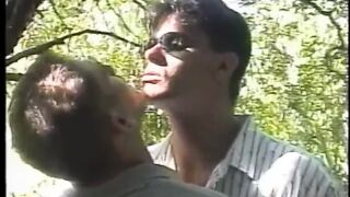 Randy studs under a tree fucking bung hole and giving head