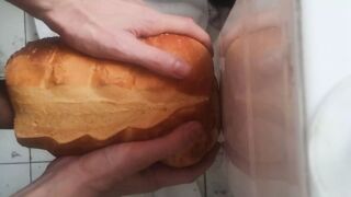 Bread loaf masturbation