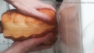 Bread loaf masturbation