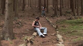 Horny guys with hard cocks love to fuck in the woods