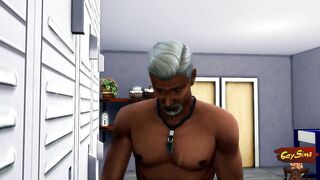 Perv Old Fit Coach Tricked And Fucked a Handsome Boy - WickedWhims