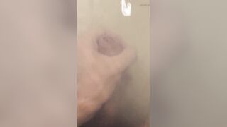 Uncut white dick pissing, masturbating, and cumming underwater in the bathtub, then plays with it