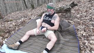 Daddy Bear Will Angell breeds Scott Ryder out in the woods