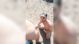 Having sex in dunes outdoor