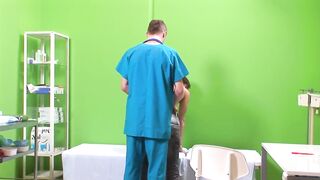 Horny patient lets hot sexy doctor fuck her