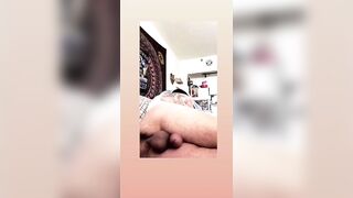 DADDY WITH HUGE BELLY PLAYS, HANDS-FREE CUM COMPILATION