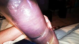 This Is a Freaking Huge Pumped up Cock